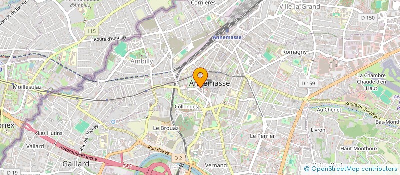 localisation de l'entreprise DIAPASON  AMBILLY