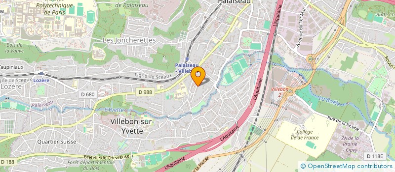 localisation de l'entreprise DIAPASON à PALAISEAU
