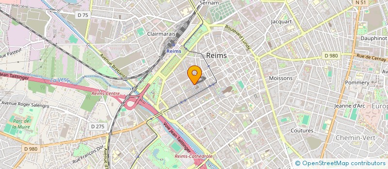 localisation de l'entreprise DIAPASON à REIMS