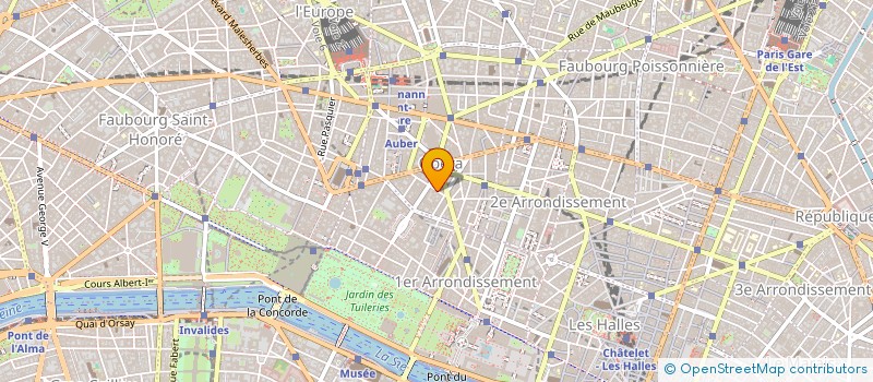 localisation de l'entreprise DIAPASON à PARIS