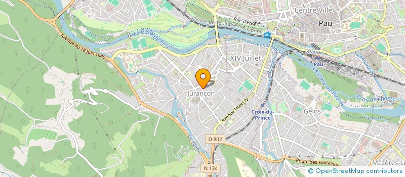 localisation de l'entreprise DIAPASON  GELOS