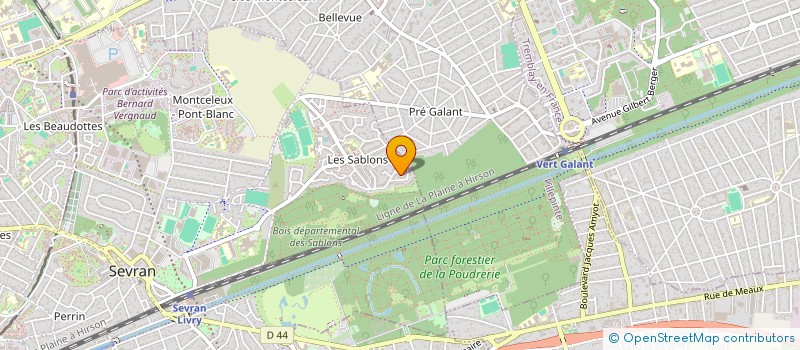 localisation de l'entreprise DIAPASON à SEVRAN
