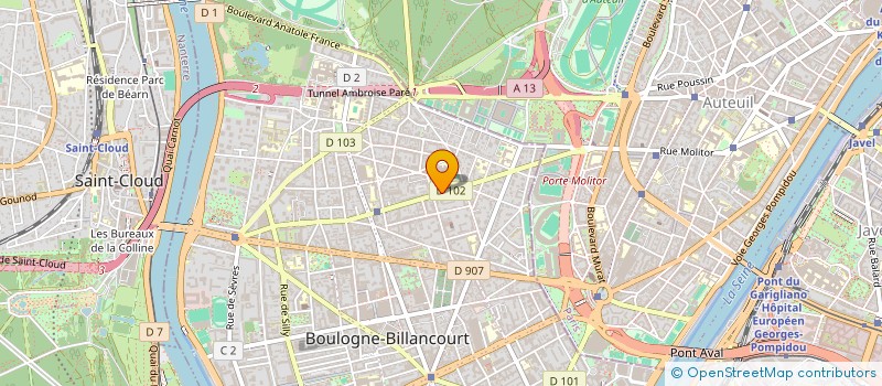 localisation de l'entreprise DIAPASON à BOULOGNE-BILLANCOURT