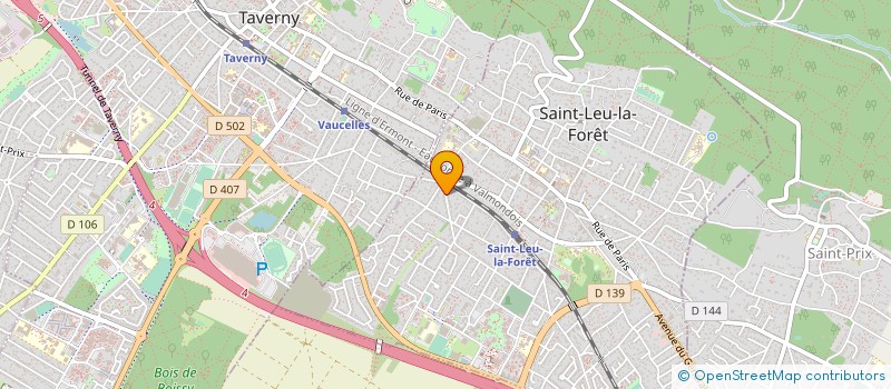 localisation de l'entreprise DIAPASON 95 à SAINT-LEU-LA-FORET