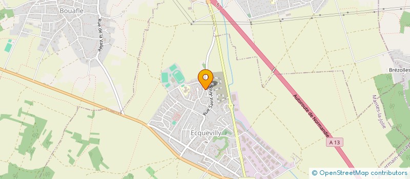 localisation de l'entreprise DIAPASON MONTAIGNE  ECQUEVILLY