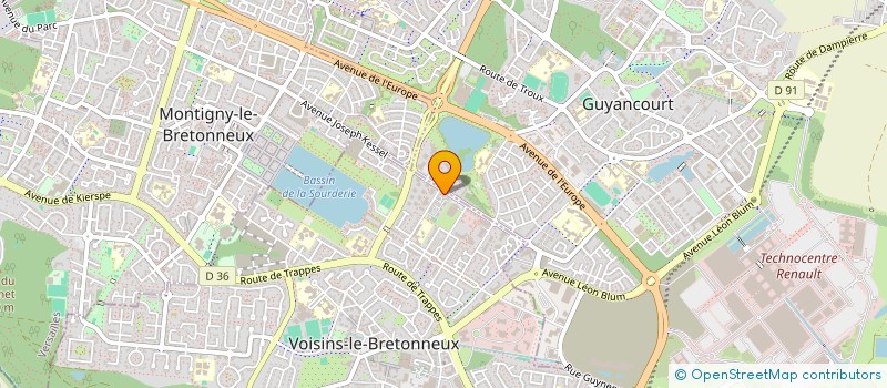 localisation de l'entreprise DIAPATH FRANCE à VOISINS-LE-BRETONNEUX