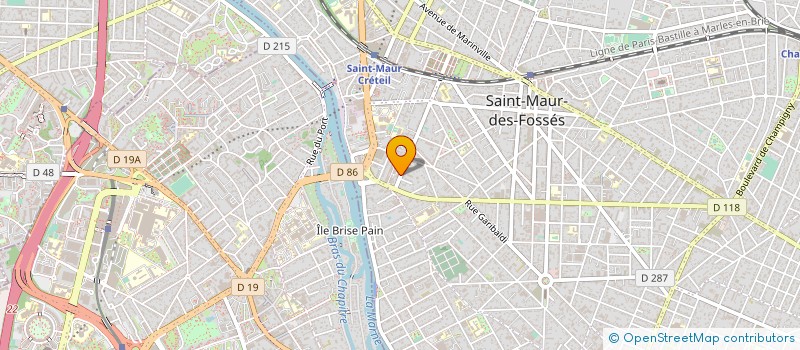 localisation de l'entreprise DIAPE-ELEC à SAINT-MAUR-DES-FOSSES