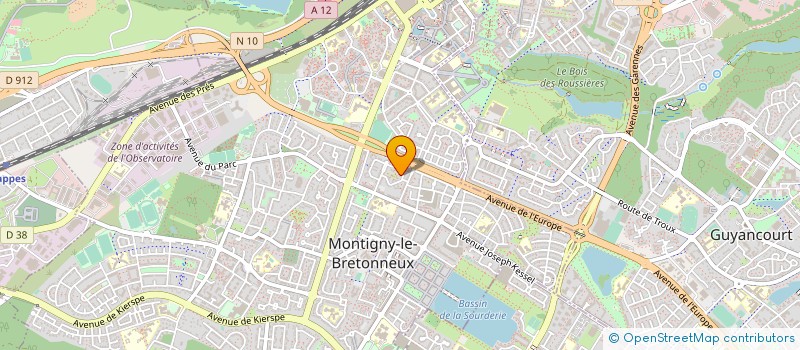 localisation de l'entreprise DIAPH'1KAT à MONTIGNY-LE-BRETONNEUX