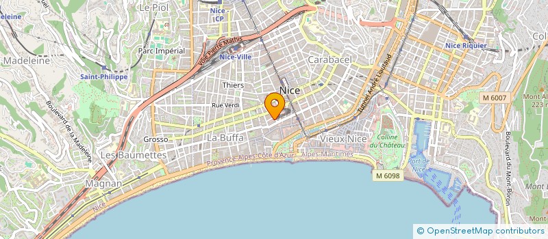 localisation de l'entreprise DIAPHANE à NICE