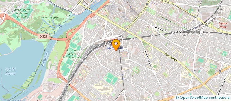 localisation de l'entreprise DIAPHANE DES LICES à ANGERS