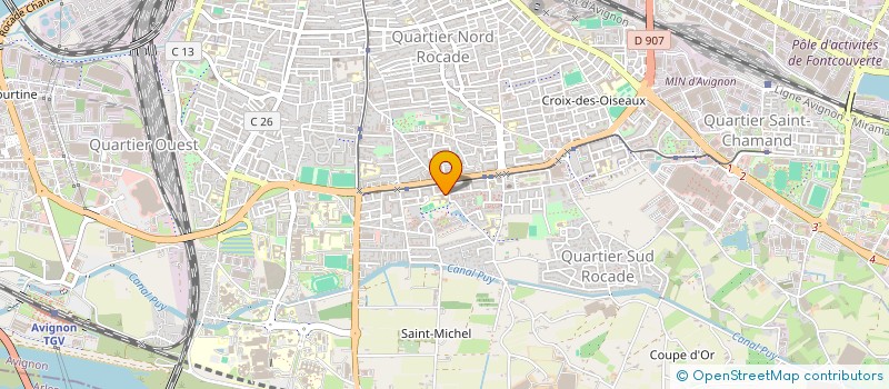 localisation de l'entreprise DIAPHANE PRODUCTIONS  AVIGNON