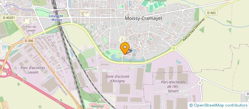 localisation de l'entreprise DIAPHONIE à MOISSY-CRAMAYEL