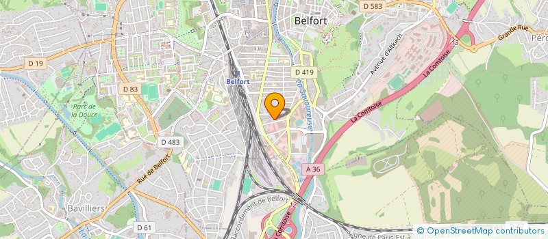 localisation de l'entreprise DIAPO SARL à BELFORT
