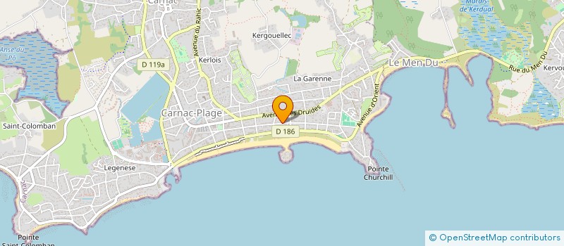 localisation de l'entreprise DIAPROBAT  CARNAC