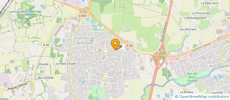 localisation de l'entreprise DIAR ZMEN  CHARTRES-DE-BRETAGNE