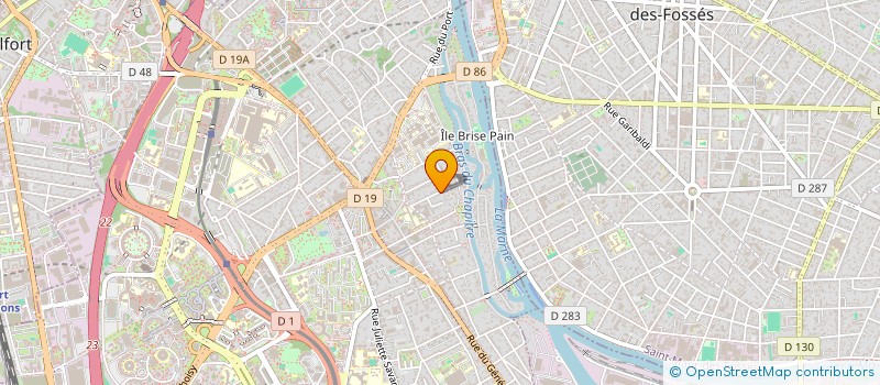 localisation de l'entreprise DIARALUX à CRETEIL