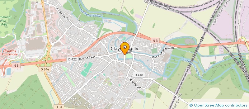 localisation de l'entreprise DIARD IMMOBILIER SERVICE à CLAYE-SOUILLY