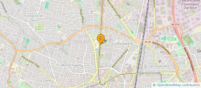 localisation de l'entreprise DIARD-THIERIOT  DIJON