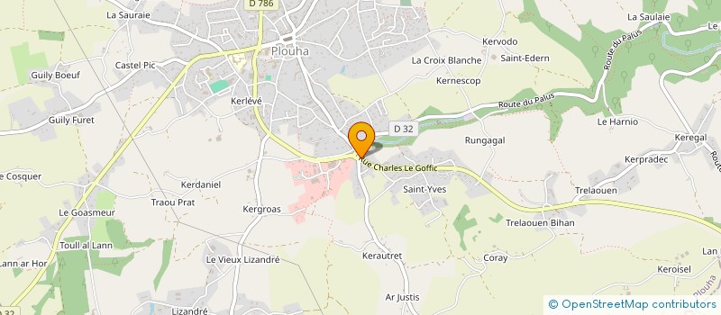 localisation de l'entreprise DIARMOR à PLOUHA