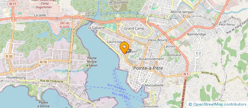 localisation de l'entreprise DIAROMA à POINTE-A-PITRE