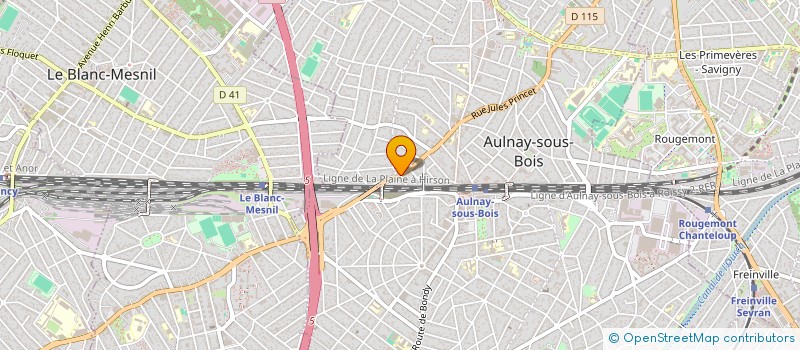 localisation de l'entreprise DIARRA à AULNAY-SOUS-BOIS