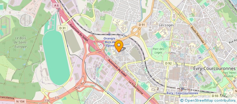 localisation de l'entreprise DIARRA LOGISTICS à EVRY-COURCOURONNES