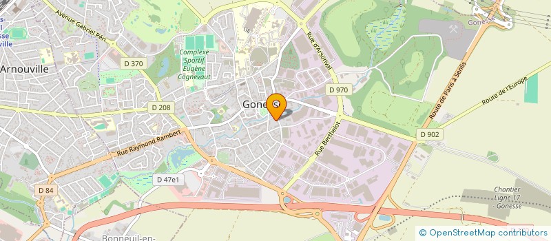 localisation de l'entreprise DIARRA NET à GONESSE