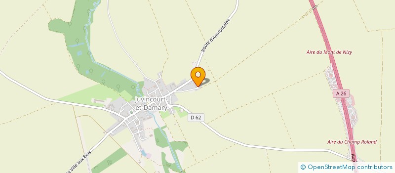 localisation de l'entreprise DIART INVEST  JUVINCOURT-ET-DAMARY