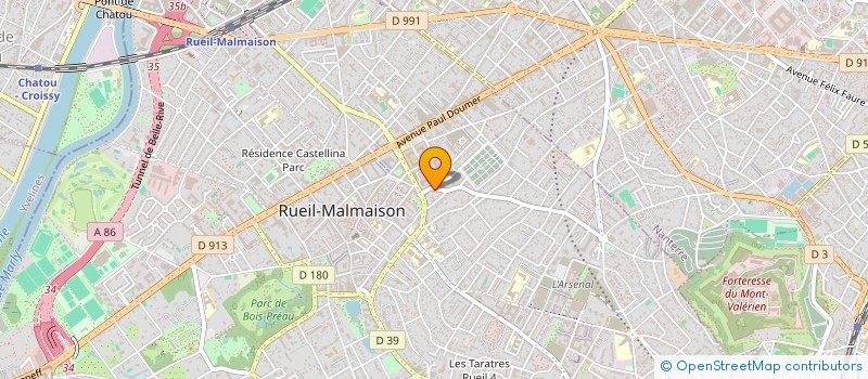 localisation de l'entreprise DIAS 3000 à RUEIL-MALMAISON