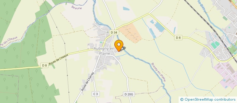 localisation de l'entreprise DIAS à AUBIGNY-EN-PLAINE
