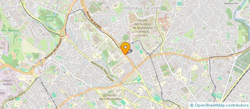 localisation de l'entreprise DIAS à MONTPELLIER