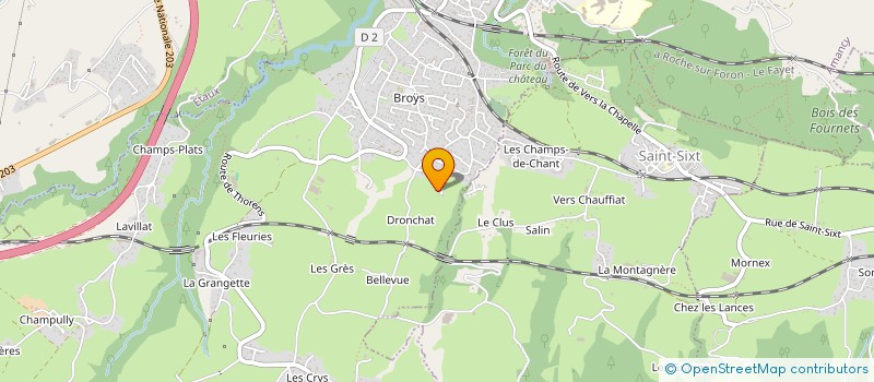 localisation de l'entreprise DIAS  LA ROCHE-SUR-FORON