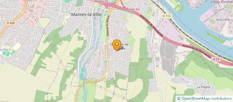 localisation de l'entreprise DIAS DA SILVA à MANTES-LA-VILLE
