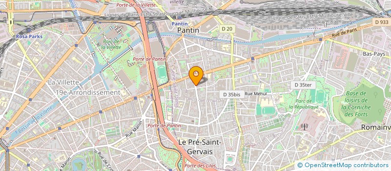 localisation de l'entreprise DIAS ELEC à PANTIN
