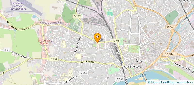 localisation de l'entreprise DIAS ELEC à NEVERS