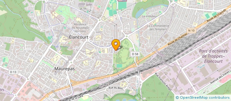 localisation de l'entreprise DIAS ET FRERES  ELANCOURT