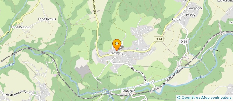 localisation de l'entreprise DIAS & FILS  LOVAGNY