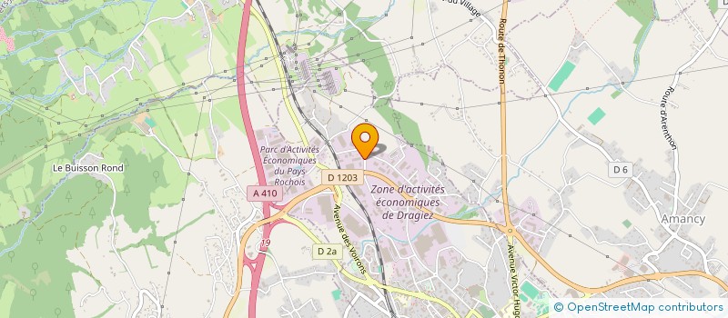 localisation de l'entreprise DIAS INNOVE  LA ROCHE-SUR-FORON