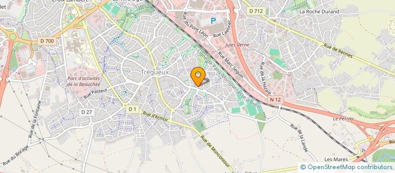 localisation de l'entreprise DIAS ISO RAVAL' à TREGUEUX