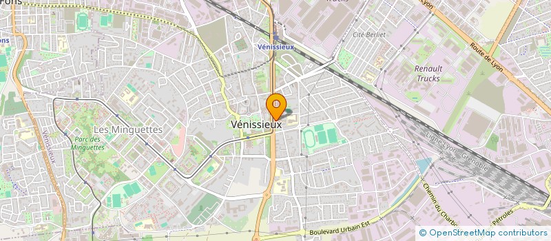 localisation de l'entreprise DIAS MECA à VENISSIEUX