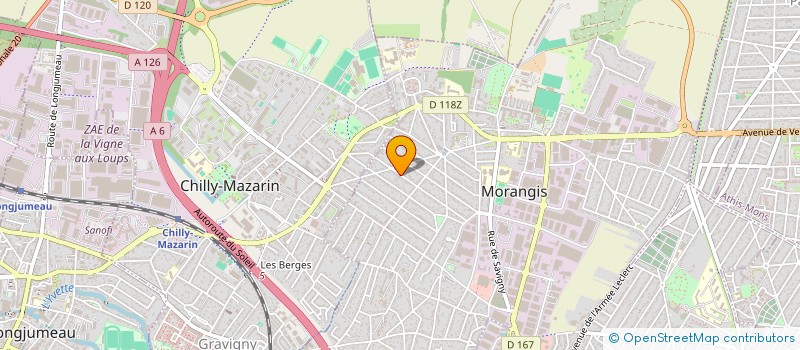 localisation de l'entreprise DIAS PAVAGE  MORANGIS