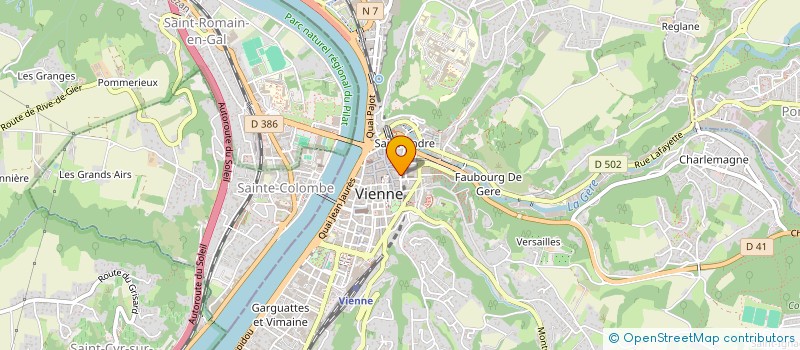 localisation de l'entreprise DIAS PISCINE SERVICE  VIENNE