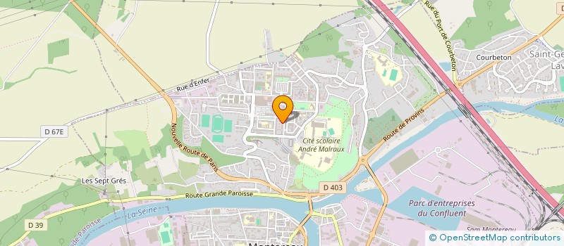 localisation de l'entreprise DIASNAM TRANSPORTS  MONTEREAU-FAULT-YONNE