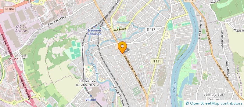 localisation de l'entreprise DIASPORA  CORBEIL-ESSONNES