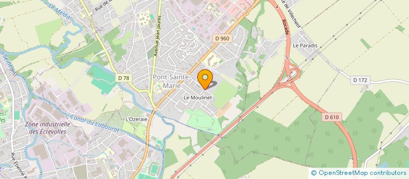 localisation de l'entreprise DIASPORA CANTON DE TCHEKPO (D.C.T.)  PONT-SAINTE-MARIE