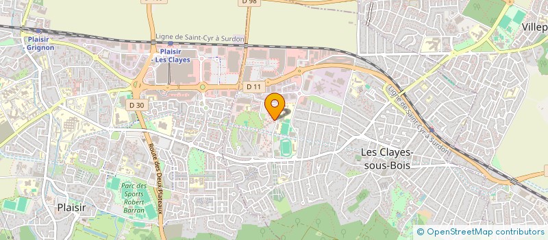 localisation de l'entreprise DIASPORA CAP-VERDIENNE DE FRANCE - C500 à LES CLAYES-SOUS-BOIS