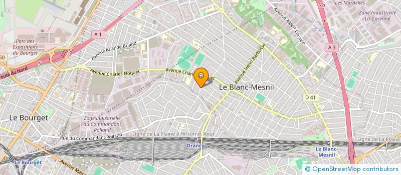 localisation de l'entreprise DIASPORA DE KEBLY EN EUROPE (DKE) à LE BLANC-MESNIL