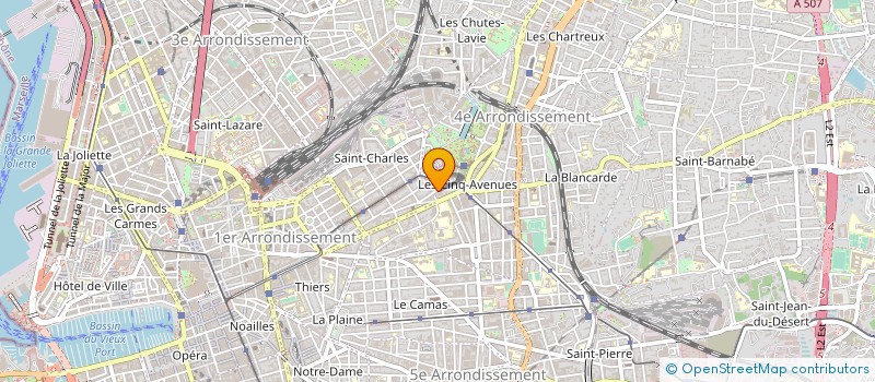 localisation de l'entreprise DIASPORA PARLEMENT RCI à MARSEILLE