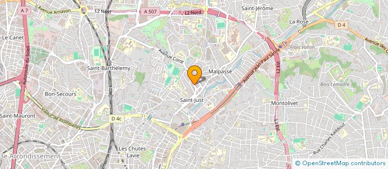 localisation de l'entreprise DIASPORA SANTE COMORES  MARSEILLE