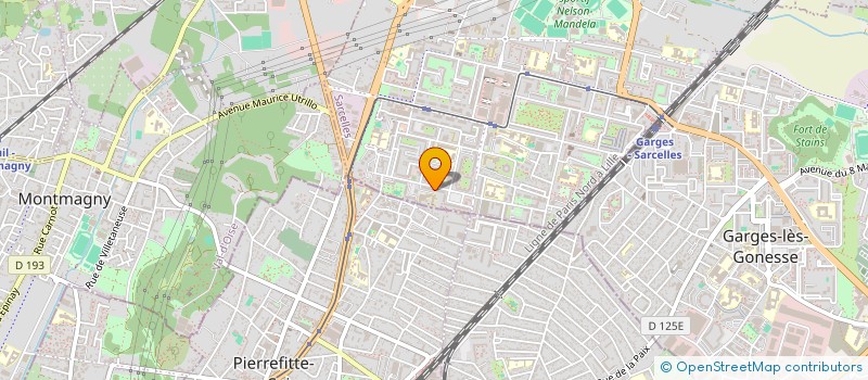 localisation de l'entreprise DIASPORAOUEST - SANTE à SARCELLES